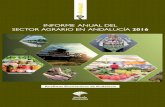 INFORME ANUAL DEL - Fundación Unicaja...Informe Anual del Sector Agrario en Andalucía 2016 Equipo de Investigación y Edición Miguel González Moreno (Dirección) Francisco García