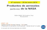 Productos de aerosoles (partículas) de la NASA...Resumen • Percepcón remota de aerosoles - definiciones • Percepción remota de aerosoles a nivel del suelo – AERONET • Los