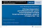 Orientación competencias transversales para mejorar la empleabilidad · 2014-11-20 · Departamento Director/es Director/es Tesis Doctoral Autor Repositorio de la Universidad de