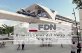 Primera Línea del Metro de Bogotá · Verificación del estado superficial metodología PCI 40860. ... •Inventario forestal a lo largo del corredor de la PLMB y Patio Taller. •Inventario