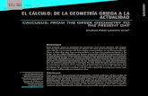 EL CÁLCULO: DE LA GEOMETRÍA GRIEGA A LA LABOR DE PUNTO ...entretextos.leon.uia.mx/num/30/labor-de-punto/PDF/ENTRETEXTOS-30-L2.pdf · la vez el lado y la diagonal de un cuadrado
