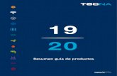 Resumen guía de productos - Tecna TECNA 4_2019_Ok.pdf · Bomba de calor híbrida, con aporte interno de caldera de gas, 5 a 80 kW Bomba de calor AUER con R290, sólo calefacción