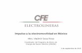 Impulso a la electromovilidad en México · El sector transporte tiene el mayor aumento dentro del consumo final de energía en México. La tasa de crecimiento de motorización en