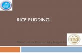 RICE PUDDING - ESPOL proyecto AL.pdfPage 3 Antecedentes - Beneficios El arroz con leche es un postre Típico de varios países. Este tipo de postre fue insertado en Ámerica por los