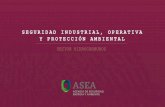 SEGURIDAD INDUSTRIAL, OPERATIVA Y PROTECCIÓN AMBIENTAL · 2019-03-04 · Enfoque ASEA La Seguridad Industrial va de la mano con la Protección al Medio Ambiente. En la experiencia