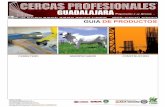 Indice - Cercas Profesionales Guadalajara · Peso Aprox. Rollos 30m (kg) Largo (m) 4 FERRETERO. Malla Hexagonal Usos-Jaulas para animales pequeños.-Casetas avícolas y almacenes