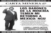 AÑO 6 / NÚMERO 73 MÉXICO / ENERO 2013. LOS BARONES …ORDEN DE APREHENSIÓN EN MI CONTRA” ... Amparo Indirecto: 10/2012 . HONORABLE MAGISTRADO DEL PRIMER TRIBUNAL UNITARIO EN