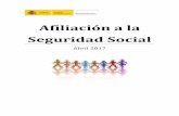 Afiliación a la Seguridad Social...Evolución de la afiliación de trabajadores extranjeros 19 ... El número medio de afiliados al Sistema de la Seguridad Social durante el mes de