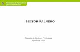 SECTOR PALMERO - sioc.minagricultura.gov.co Cifras... · La producción de Aceite de Palma Crudo en el año 2009 se estima en 768.693 toneladas, 8.907 menos a las obtenidas en el