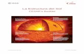 La Estructura del Sol - Cesar ESAcesar.esa.int/upload/201807/la_estructura_del_sol_booklet.pdf · de la fotosfera la temperatura es normalmente de unos 5780 K. Una gran cantidad de