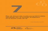 Plan de Desarrollo Institucional 2012-2024. Aprobado por ...dccd.cua.uam.mx/archivos/PDF/d11.pdf¢  del