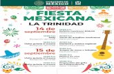 Día de la Independencia La Trinidadcentrosvacacionales.imss.gob.mx/Paginas/promos/difusion.pdf · Zona recreativa 12:00 a 16:30 hrs Música mexicana Audiorama 19:00 hrs Presentación