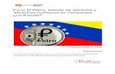 Foro: El Petro, estado de derecho y derechos humanos en ... · petroleros (recursos con valor y beneficio a . futuro) y emitido por el Estado venezolano como punta de lanza para el