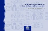 informe anual 2015 - Ministerio de Fomento · 2017-01-18 · 3. Prólogo . El Informe Anual sobre los Transportes y las Infraestructuras -2015-, que se presenta, responde al objetivo
