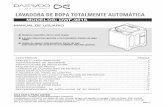 LAVADORA DE ROPA TOTALMENTE AUTOMÁTICA de Usuario DWF-901S.pdf · • Los dibujos pueden variar de su modelo de lavadora. ... situada a 20 cm de la parte posterior interior de la