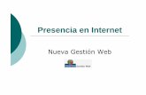 Presencia en InternetEn Febrero de 2013 se pone en marcha la nueva herramienta de Gestión Web para la Presencia en Internet, proporcionando un gran giro hacia la usabilidad en la