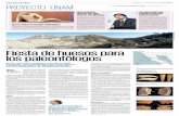 Fiesta de huesos para los paleontÒlogos - UNAM · 2017-04-07 · IdentificÒ un reptil del orden Squamata no re-portado anteriormente en la formaciÒn El Gallo. Se tenÌan registros