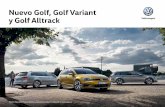 Nuevo Golf, Golf Variant y Golf Alltrack · en color gris piedra y costuras decorativas en gris cristal complementan el look de los asientos. El logo “R-Line” se integra en el