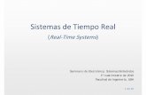 Sistemas de Tiempo Real - Dynadatadynadata.com/ITVER/Docs/Simulacion/UNIDAD 3 HERRAMIENTAS DE... · 2 de 32 Definiciones Un sistema de tiempo real (STR o real-time system o RTS) es