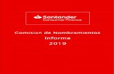 Informe 2019 - Santander Consumer Finance · Grupo Santander en fecha 23 de Julio de 2019, y acordada su adhesión por el Consejo de Administración de Santander Consumer Finance,