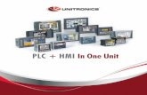 PLC + HMI In One Unit - AllDrives and Controls · 2014-03-18 · CANbus: CANopen, UniCAN, SAE J1939 & more Communication In these models certain inputs are adaptable, and can function