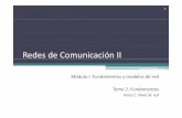 Redes de Comunicación II - UAHagamenon.tsc.uah.es/Asignaturas/ittst/rc2/apuntes/Tema2C... · 2010-03-16 · Tema 2. Fundamentos. Nivel de red 3 Motivación • En este tema, nos
