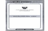 CIÞano OFICiAC Director GERARDO BARRAZA SOTO Lima, jueves ...ocma.pj.gob.pe/contenido/documentos/cod_etica/DECALOGO.pdf · DECÅLOGO DEL JUEZ Lima, jueves 3 de jumo de 2004 Seamos