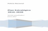 Plan Estratégico 2016-2020 · Plan Estratégico 2016-2020. 8 operacionales, administrativas, educativas y de apoyo de nuestra institución. De esta forma, proceso a proceso, área