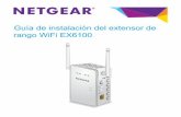 Guía de instalación del extensor de rango WiFi EX6100...7 4. Busque el nuevo nombre de la red del extensor de rango. El nombre de la red inalámbrica del extensor de rango (SSID)