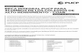 Admisión 2019 - 1 BECA INTEGRAL PUCP PARA ALUMNOS DE …files.pucp.edu.pe/.../09143949/Beca-PUCP-COAR-2018.pdf · 3 ELIGE EL COAR DONDE RENDIRÁS EL EXAMEN AREQUIPA HUÁNUCO LA LIBERTAD
