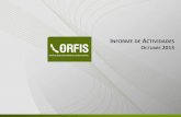INFORME DE ACTIVIDADES - Órgano de Fiscalización ... · Recepción y control de documentación que ingresa al ORFIS. 42 Notificación de acuerdos de asuntos jurídicos. 29 Oficios
