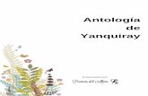 Antología de Yanquiray - Poemas del Alma · 2017-07-27 · Y quede vacía en esta vida llena de melancolías. € Más hoy me doy cuenta , que al Señor volví a dejar de lado, Es