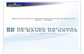 Manual de Usuario del Registro Nacional de Bases de Datos RNBD · Cantidad de titulares por cada base de datos. Información detallada de los canales o medios que se tienen previstos