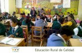 Educación Rural de Calidad · actividades en el 2002. 2002 - 2015 ProRURAL, promueve El Sistema de Educación en Alternancia es una respuesta eficaz para responder con equidad y