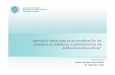 “Aplicación Web para la automatización de procesos ...³n...ESCUELA SUPERIOR POLITÉCNICA DEL LITORAL Guayaquil - Ecuador “Aplicación Web para la automatización de procesos