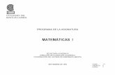 MATEMÁTICAS I - Gob · 2019-06-20 · y logarítmicas, analizando sus propiedades, realizando su representación gráfica como apoyo en la formalización del conocimiento matemático