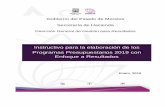 Instructivo para la elaboración de los Programas ...evaluacion.ssm.gob.mx/pdf/pps/Instructivo_PPs_2019.pdfProceso de Entrega de los Reportes Trimestrales 17 . 8. Evaluación de los