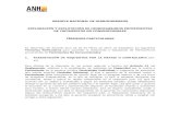 AGENCIA NACIONAL DE HIDROCARBUROS ......Acuerdo 3 de 26 de Marzo de 2014 Continuación de los Términos Particulares para la Exploración y Producción de Hidrocarburos provenientes