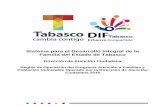 Sistema para el Desarrollo Integral de la Familia del ...dif.tabasco.gob.mx/sites/all/files/sites/dif.tabasco.gob.mx/fi/REGLAS... · Sistema para el Desarrollo Integral de la Familia