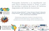 Presentación de PowerPoint - UNAM · Estudiar la sobrevivencia anual de plantas de palo fierro, obtenidas a partir de repoblación de semilla directa o del trasplante de plantas