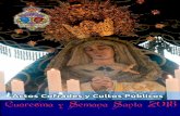 Cuaresma y Semana Santa 2017 - Ciudad Real …Santa Misa de Imposición de Ceniza, preside el Rvdo. Sr. D. Lorenzo Navarro 14 de febrero de 2018, 20.00 horas Parroquial de San José