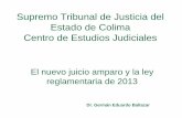 Supremo Tribunal de Justicia del Estado de Colima Centro ...stjcolima.gob.mx/Centro_de_Estudios_Judiciales/assets/docs/materiales/Sesion de Trabajo...De la suspensión del acto reclamado