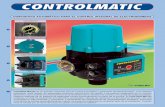 DISPOSITIVO AUTOMÁTICO PARA EL CONTROL INTEGRAL DE ... · CONTROLMATIC es un aparato compacto para el control automático y protección de electrobombas, cuyo sistema patentado,