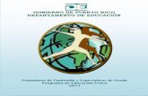 GOBIERNO DE PUERTO RICO DEPARTAMENTO DE EDUCACIÓN y Expectativas_EDFI 2011.pdf · La ley de Educación Elemental y Secundaria (ESEA) de 1965, según enmendada y reautorizada por