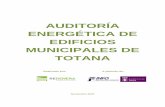 AUDITORÍA ENERGÉTICA DE EDIFICIOS …datos.totana.es/descargas/539s-auditoria-totana-rev01-1.pdfPágina 2 A. OBJETO, ALCANCE TÉCNICO Y ÁMBITO FÍSICO DE LA AUDITORIA El objeto