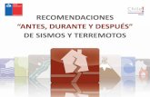 MANUAL DE SISMOS (12-11-2013) BAJA...las instalaciones de servicios básicos con técnicos acreditados por la Superintendencia de Electricidad y Combustibles (SEC). Utiliza sólo materiales