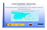 INFORME ANUAL - Informacion Europea para la Region de Murcia · Por el lado de la oferta, todas las ramas productivas no agrarias, empeoraron sus registros ... lo que resultó de