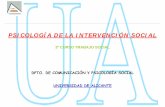 3º CURSO TRABAJO SOCIALCURSO TRABAJO SOCIAL · 2016-04-25 · SUARES, M. (2002) Mediando en sistemas familiares. Barcelona: Paidós VV.AA. (1993) La mediación-reparación penal