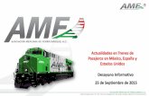 Actualidades en Trenes de Pasajeros en México, España y ... · realizadas para la línea actual derivada de estudios De empresas que asesoran al Gobierno del D.F. 4.66 km. de Ampliación
