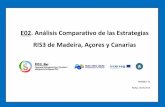 E02. Análisis Comparativo de las Estrategias RIS3 de Madeira, … · 2020-02-04 · De acuerdo con esta estructura, en el presente análisis comparativo de la Macaronesia se trabajará